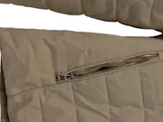 Vorschaubild 2 von Steppjacke Herren L Beige Casual Polyester Gesteppt Reißverschluss