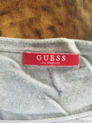 Vorschaubild 3 von Damen Pullover Langarm Grau Logo Strass Gr. S 36