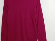 Vorschaubild 4 von Damen Rollkragenpullover Pink Gr. S Langarm Basic Viskose