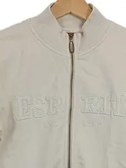 Vorschaubild 2 von Damen Sweatjacke Strickjacke Gr. M beige Reißverschluss