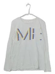 Vorschaubild 1 von Langarmshirt Mädchen Gr. 164/XL weiß ME Print Baumwolle