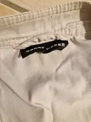 Vorschaubild 4 von Steppjacke Damen Beige Baumwolle Reißverschluss Gr. 44