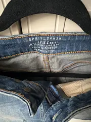 Vorschaubild 5 von Denim Jeansrock Damen Gr. 38 Blau Nieten Mini Stretch