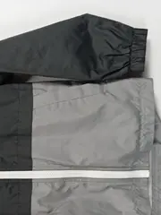 Vorschaubild 4 von Kinder Windbreaker Jacke Gr. 8/128 Schwarz Grau Kapuze