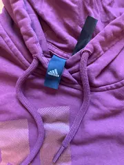 Vorschaubild 4 von Damen Crop Hoodie Kapuzenpullover Lila Gr. XS Sportlich