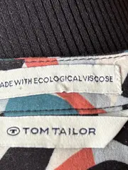 Vorschaubild 4 von Damen Bluse Gr. 36 Mehrfarbig Abstrakt Viskose Langarm