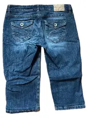 Vorschaubild 3 von dc by Damen Jeans Capri Hose W29 Blau Regular Fit