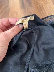 Vorschaubild 5 von Damen Top Viskose Spitze Träger Schwarz Gr. 38 M Casual