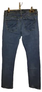 Vorschaubild 2 von Damen Jeans Regular Fit W28 L33 Blau Denim Hose