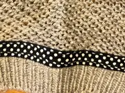 Vorschaubild 5 von Damen Pullover Gr. S Grau Lochmuster Baumwolle Strick