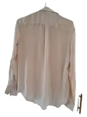 Vorschaubild 2 von Woman Hemdbluse Damen Gr. M/38 Beige Langarm Viskose Casual