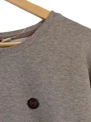 Vorschaubild 3 von Damen Sweatshirt Pullover Gr. L grau meliert Casual