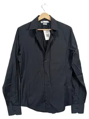 Vorschaubild 1 von Herren Business Hemd Schwarz Superslim Fit Gr. M Langarm