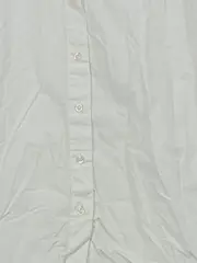 Vorschaubild 3 von Damen Bluse Weiß Gr. L/42 Baumwolle Langarm Casual