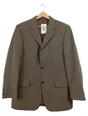 Vorschaubild 2 von Herren Sakko Gr. 48 Beige Meliert Business Klassisch