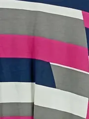 Vorschaubild 4 von Damen Langarmshirt Gr. 50/52 Mehrfarbig Geometrisch Viskose