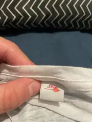 Vorschaubild 2 von Damen T-Shirt Gr. 36/S Weiß Basic Rückendetail