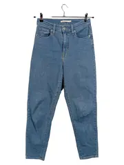 Vorschaubild 1 von Levi's High Waisted Mom Jeans Damen W26 Blau Skinny Fit Stretch