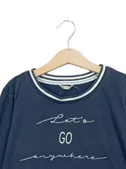 Vorschaubild 3 von Langarmshirt Mädchen Gr. 140/146 Blau Let's Go Anywhere Baumwolle