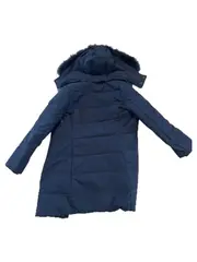 Vorschaubild 7 von Damen Parka Winterjacke Gr. XS Navy Blau Kunstfell Kapuze