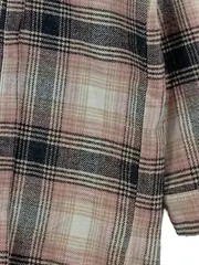 Vorschaubild 5 von Hemdjacke Damen 34 XS Kariert Pink Shacket Oversized Übergang