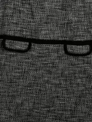 Vorschaubild 3 von Selection Damen Businesskleid Gr. 44/XXL Grau Tweed Etuikleid