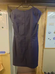 Vorschaubild 3 von Damen Businesskleid Etuikleid Blau Gr. 40 L Büro