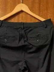 Vorschaubild 3 von Damen Stoffhose Gr. 40 Schwarz Chino Stretch