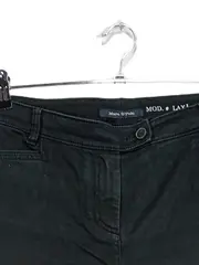 Vorschaubild 2 von Damen Stoffhose Gr. 40 Schwarz Chino Stretch