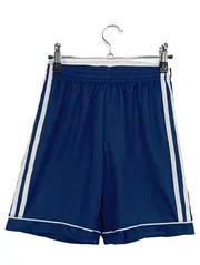 Vorschaubild 1 von Kinder Sport Shorts Gr. 164 Blau Streifen Polyester Zugband