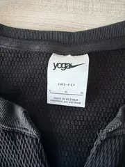 Vorschaubild 3 von Yoga Dri-Fit Damen Pullover Langarm Schwarz Gr. L/40 Waffelmuster