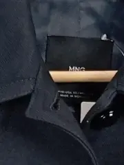 Vorschaubild 5 von MNG Damen Mantel Jacke Gr. 34/XS Blau Klassisch Baumwollmischung Elegant