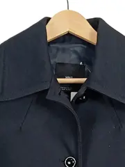 Vorschaubild 3 von MNG Damen Mantel Jacke Gr. 34/XS Blau Klassisch Baumwollmischung Elegant