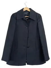 Vorschaubild 1 von MNG Damen Mantel Jacke Gr. 34/XS Blau Klassisch Baumwollmischung Elegant