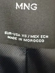 Vorschaubild 7 von MNG Damen Mantel Jacke Gr. 34/XS Blau Klassisch Baumwollmischung Elegant