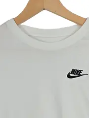 Vorschaubild 2 von Kinder Langarmshirt Gr. 170 Weiß Logo Baumwolle Freizeit Sport