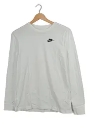 Vorschaubild 1 von Kinder Langarmshirt Gr. 170 Weiß Logo Baumwolle Freizeit Sport