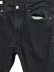 Vorschaubild 2 von Premium Herren Jeans Straight Leg Schwarz W30 L28 Denim