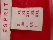 Vorschaubild 8 von Damen Langarmshirt Gr. 42/XL Rot Baumwolle Raffung Casual Basic Shirt