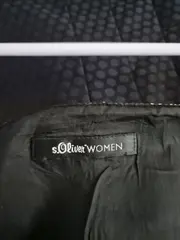 Vorschaubild 4 von Damen Faltenrock Gr. 40 Paisley Muster Schwarz Beige Viskose