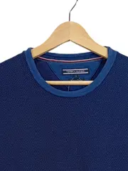 Vorschaubild 4 von Pullover Herren Gr. L Blau Baumwolle Compact Cotton