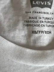 Vorschaubild 4 von Damen T-Shirt Logo Print Weiß Grau Gr. XS 34 Basic