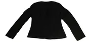 Vorschaubild 2 von Damen Blazer Jacke Bouclé Tweed Gr. 38 Schwarz Elegant