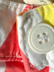 Vorschaubild 4 von Damen Shorts Gr. XS W26 34 Gestreift Bunt Baumwolle Freizeit