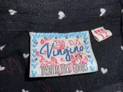 Vorschaubild 4 von Mädchen Hemdbluse Schwarz Herzen Pailletten Gr. 152 / 12 Jahre