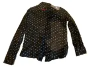 Vorschaubild 5 von Mädchen Hemdbluse Schwarz Herzen Pailletten Gr. 152 / 12 Jahre