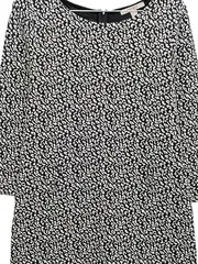 Vorschaubild 3 von Damen Kleid Animal-Print Schwarz Weiß Gr. M 38 Leopard