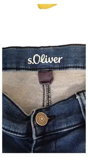 Vorschaubild 2 von Jeans Regular Fit Kinder Blau Gr. 170 Baumwolle Knopf