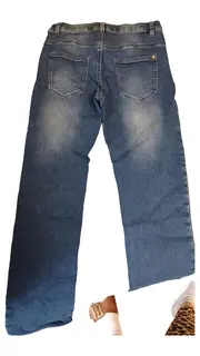 Vorschaubild 5 von Jeans Regular Fit Kinder Blau Gr. 170 Baumwolle Knopf