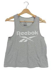 Vorschaubild 1 von Damen Tanktop Sportlich Grau Gr. 36/S Logo-Print